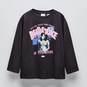 NWT Zara Kids Beetlejuice Printed T-Shirt